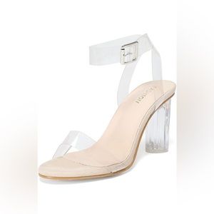 Clear heels